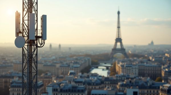 État actuel des antennes mobile 3G, 4G et 5G en France